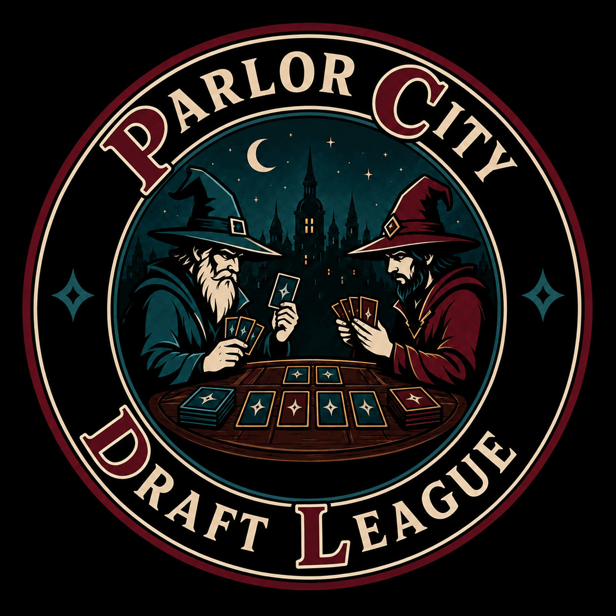 PCDL — Parlor City Draft League logo